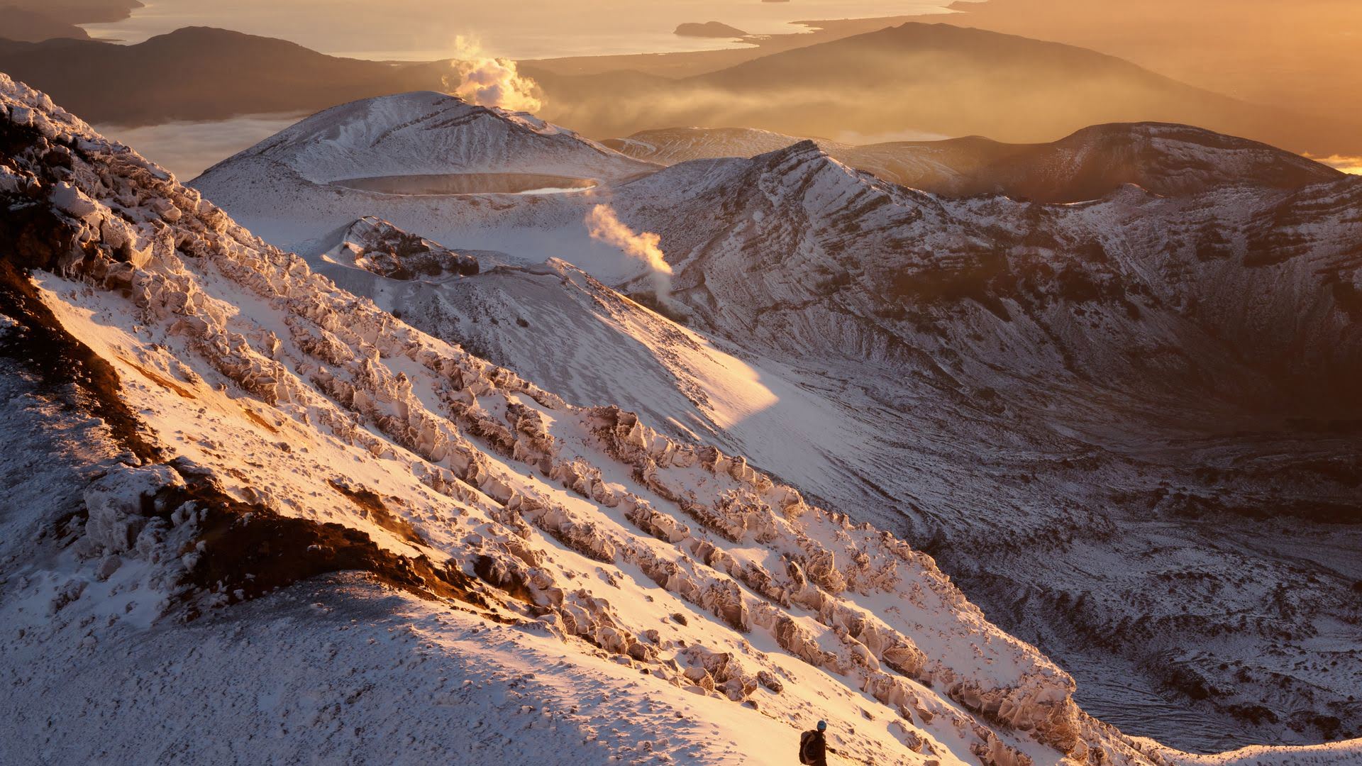 Winter Sunrise Tongariro Alpine Crossing viewed from the top - Visit Ruapehu.jpg